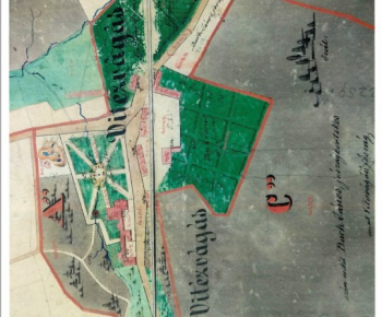 Mapa z roku 1785 - Vitezvágas